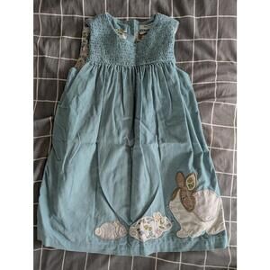 Boden bunnies cord pinnie dress